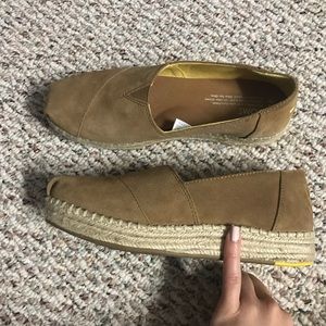 TOMS suede espadrilles